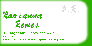 marianna remes business card